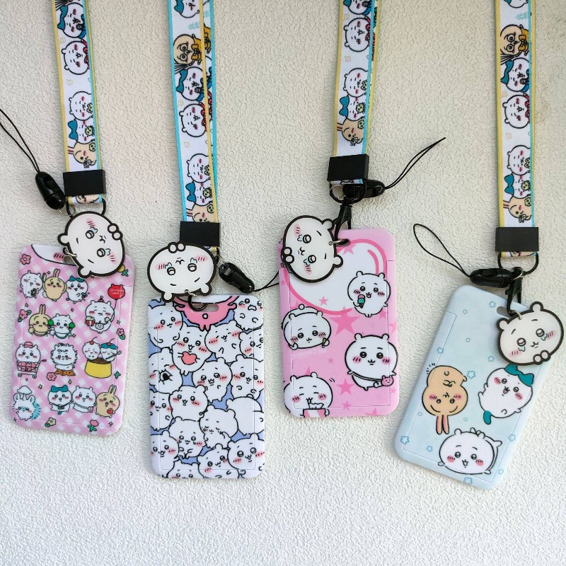 Kawaii Tech Accessories - Wholesale Chiikawa ID Card Holder Lanyard
