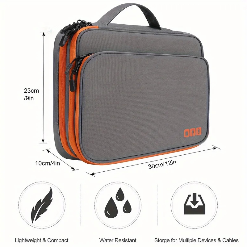 Multi-Layer Electronic Organiz - Tech Accessories Case ulasan dan harga