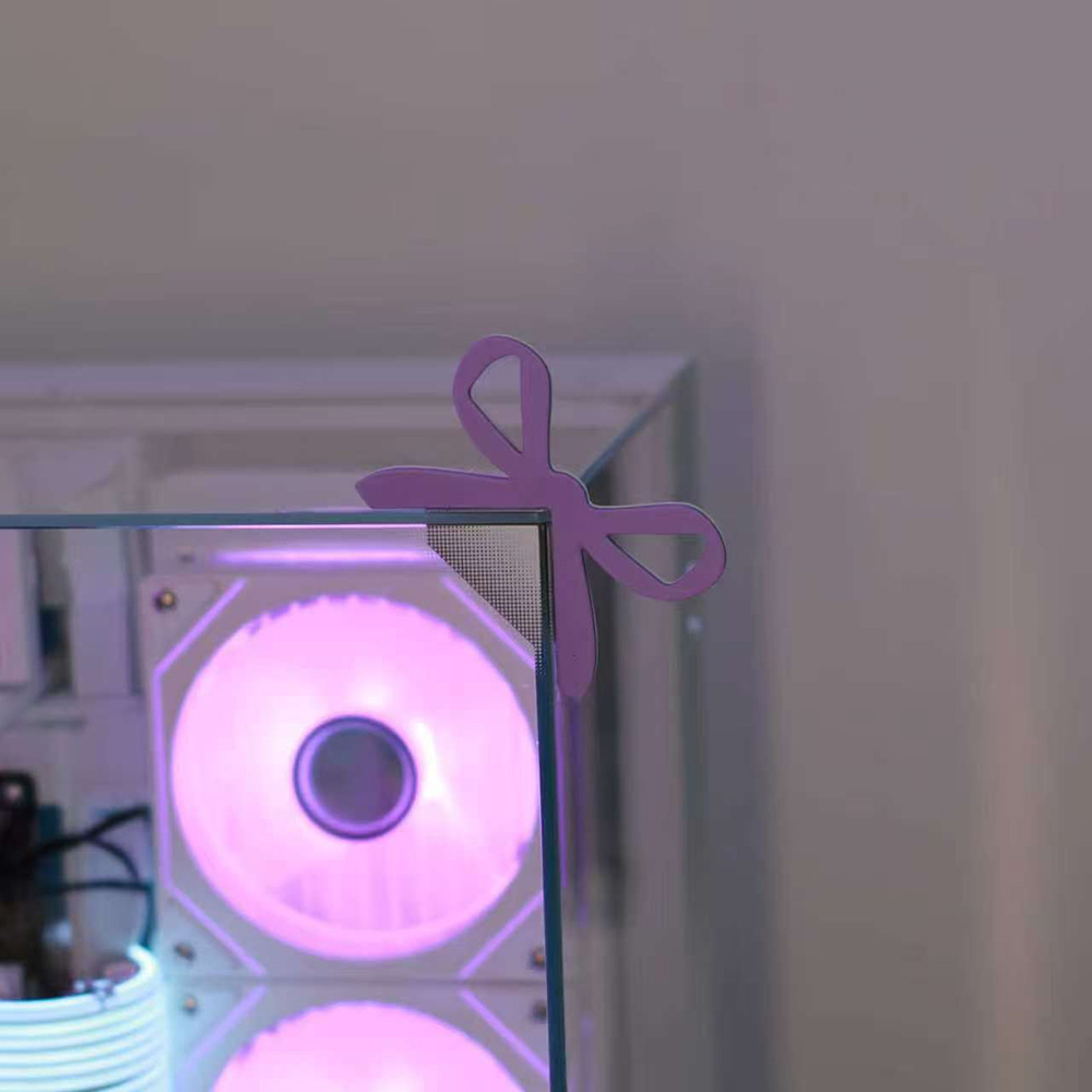 Monitor Decoration Bow Monitor - Kawaii Tech Accessories ulasan dan harga