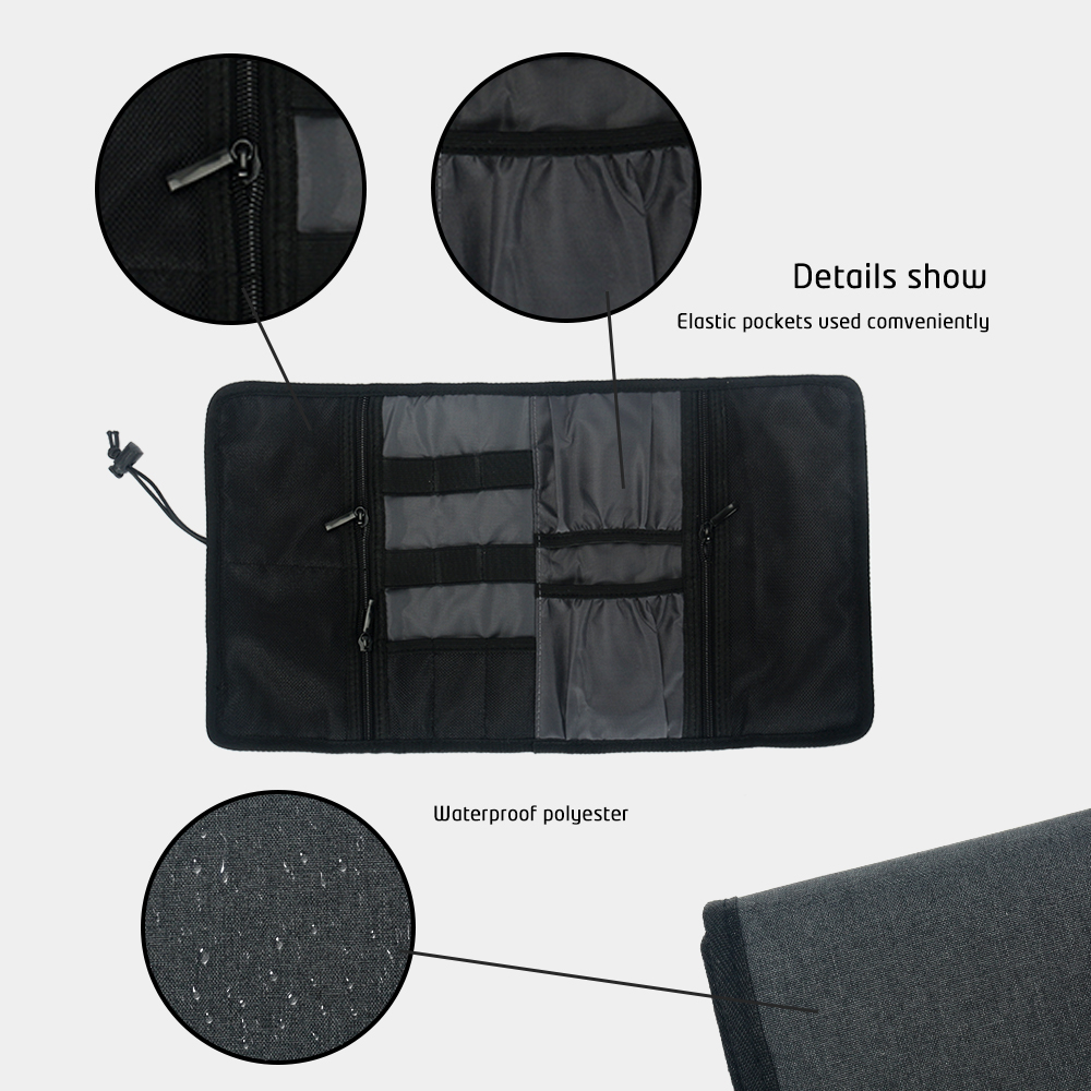 Tech Organizer Bag Cable Stora - Tech Accessories Travel Organizer Pouch ulasan dan harga