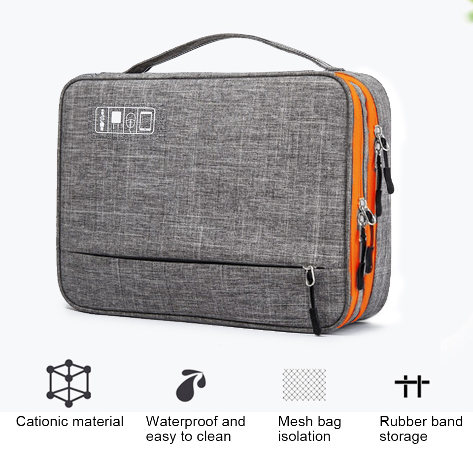 Double Layer Electronic Access - Tech Accessories Case ulasan dan harga