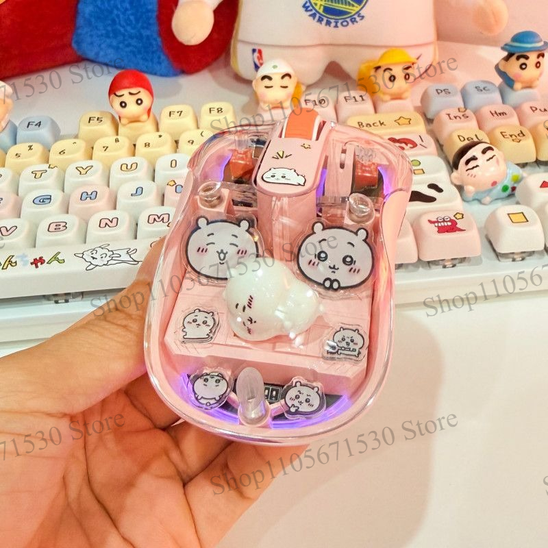 Kawaii Chiikawa Pink Transpare - Kawaii Tech Accessories ulasan dan harga