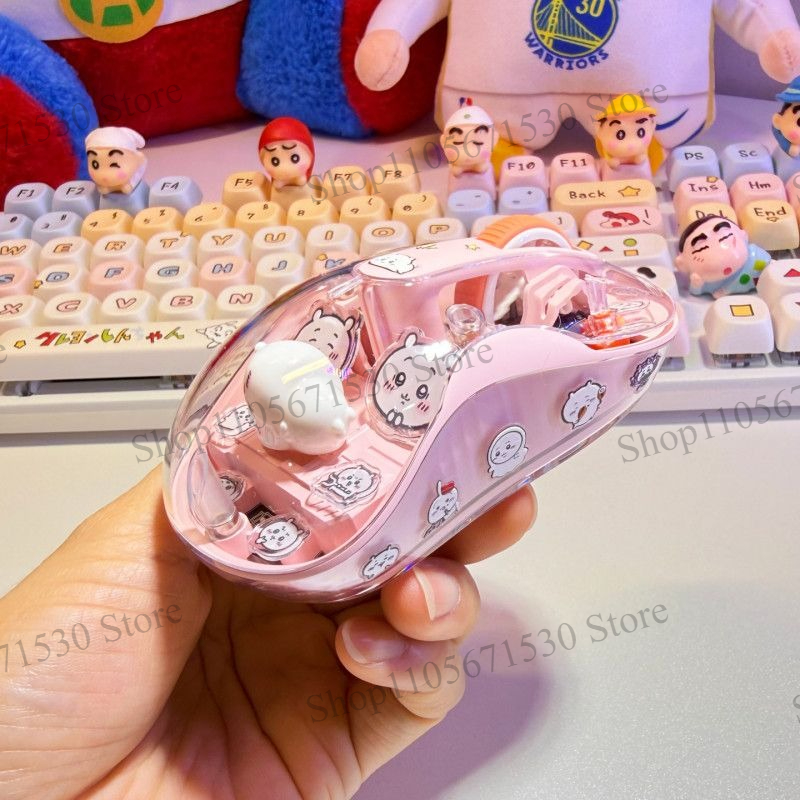Kawaii Chiikawa Pink Transpare - Kawaii Tech Accessories ulasan dan harga